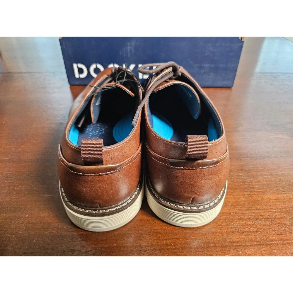 Dockers Edwin Oxford Shoes Mens Size 13 Brown New Business Casual Dress Laces